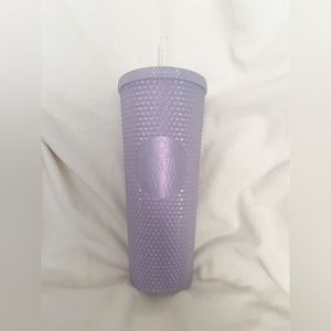 Starbucks Winter/Holiday 2021 Icy Lilac Purple Bling Studded Tumbler Venti 24oz